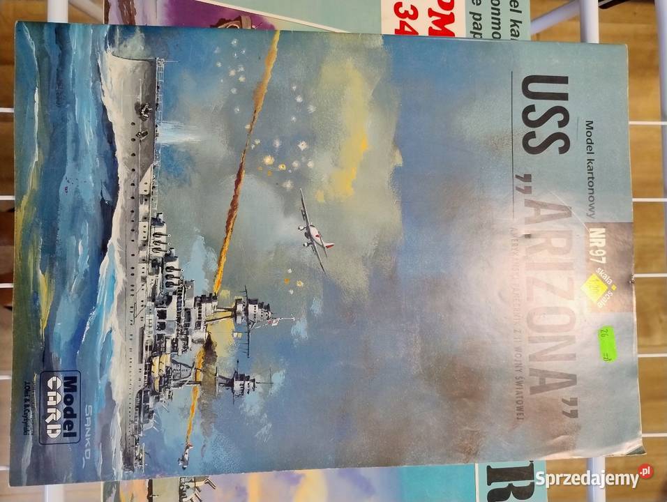 Model kartonowy USS ARIZONA mazowieckie Warszawa