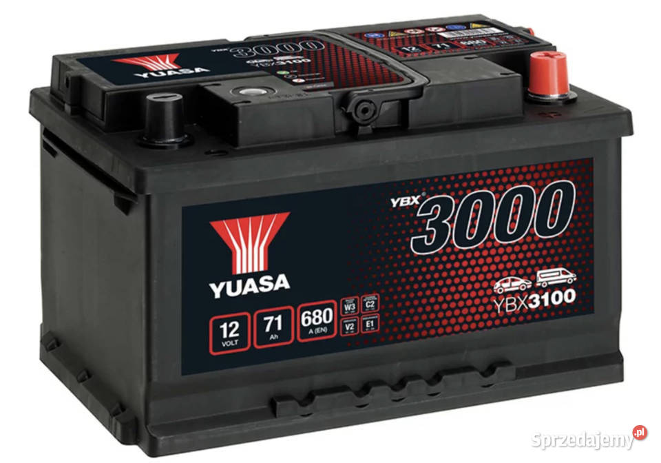 Akumulator Yuasa Standard 12V 71Ah 680A DARMOWA Płock