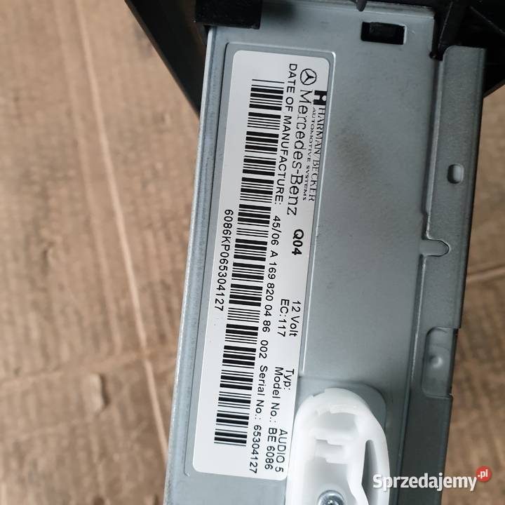 MERCEDES B W245 RADIO CD A1698200486 osobowe kujawsko-pomorskie Łochowice sprzedam