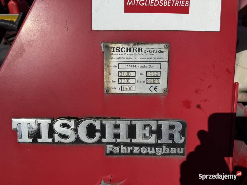 VW L80 43TD Platforma Widelec TISCHER Pomoc Łódź