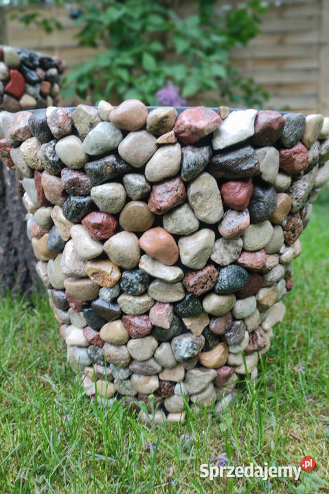 Unikatowa dekoracyjna donica handmade 1 Donice ogrodowe Józefów