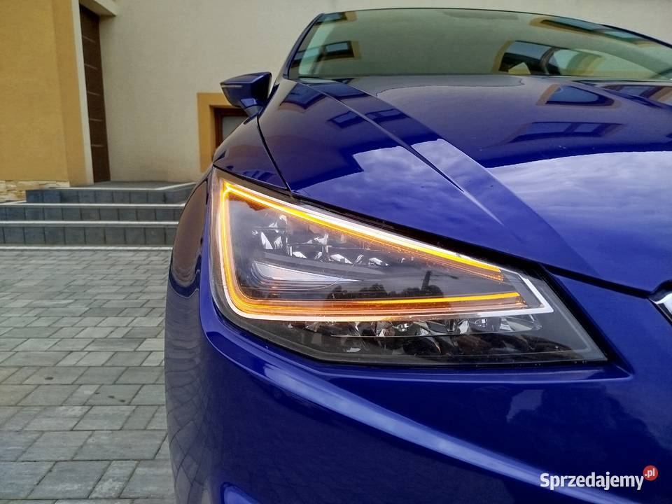Seat Ibiza benzyna MPI 2018 ledy radar klima serwisowany w ASO Brzozów