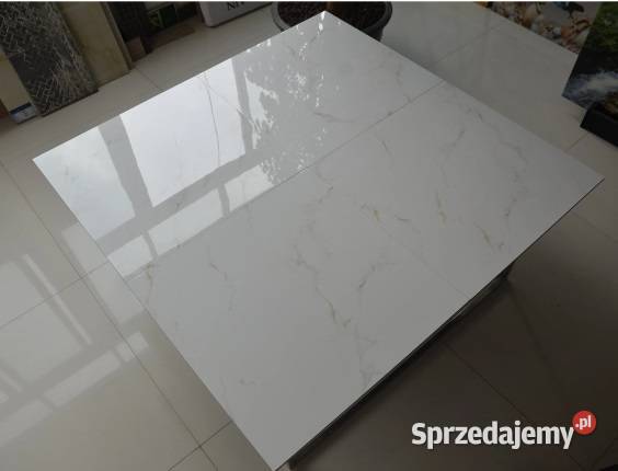 Gres polerowany BIAŁY MARMUR 60x60 CALACATTA gI Łask