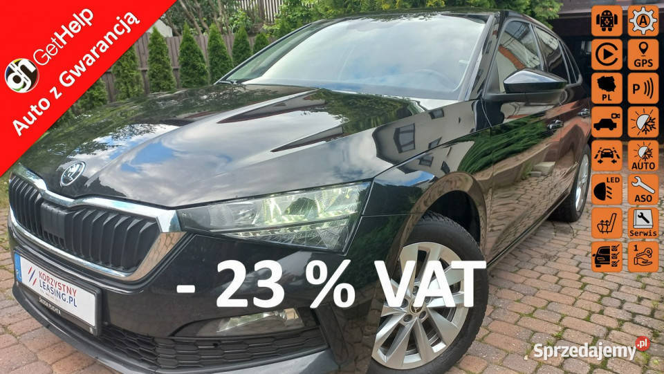 koda Scala DSG Salon 495 Export FV23 SmartLink 179000km pomorskie