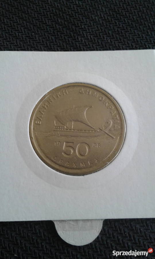 50 Drachm 1988 r Grecja Konin