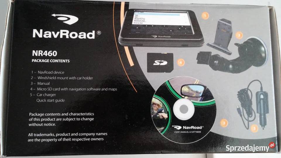 Nawigacja NAVROAD pełen zestaw wysyłka Białystok
