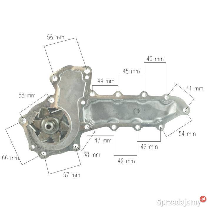 Pompa wody Kubota V1502 V1202 V1902 V2203B Tajęcina