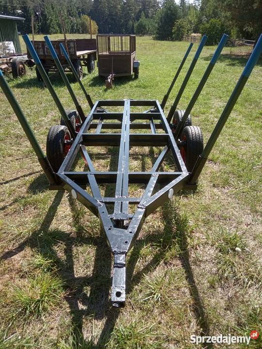 Przyczepa leśna KŁONICOWA do bali dłużycy drewna Augustów