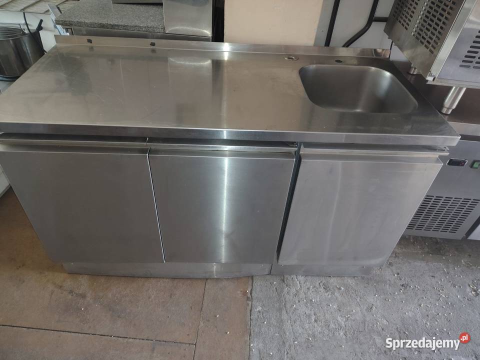Zlew gastronomiczny zabudowany 151x65x90 Słupia Kapitulna