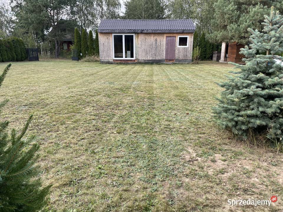 Działka rekreacyjna 813m z domkiem 35m jezioro Krasne
