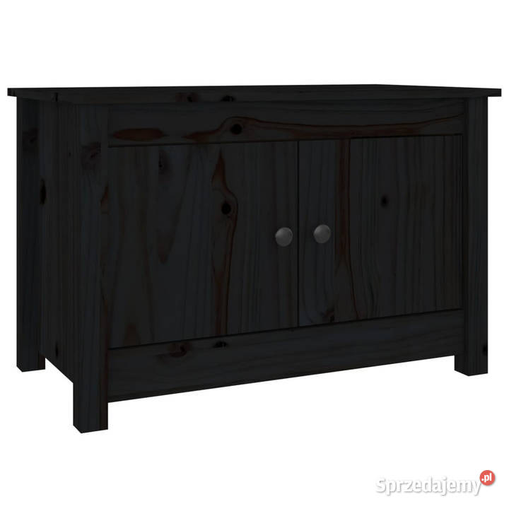 Szafka na buty czarna 70x38x455 lite drewno Warszawa