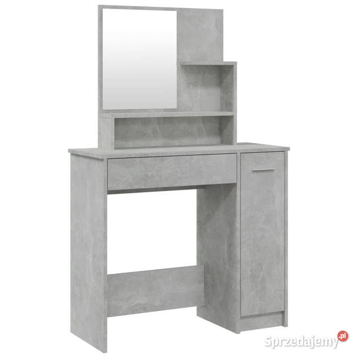 vidaXL Toaletka z lustrem betonowa szarość Warszawa sprzedam
