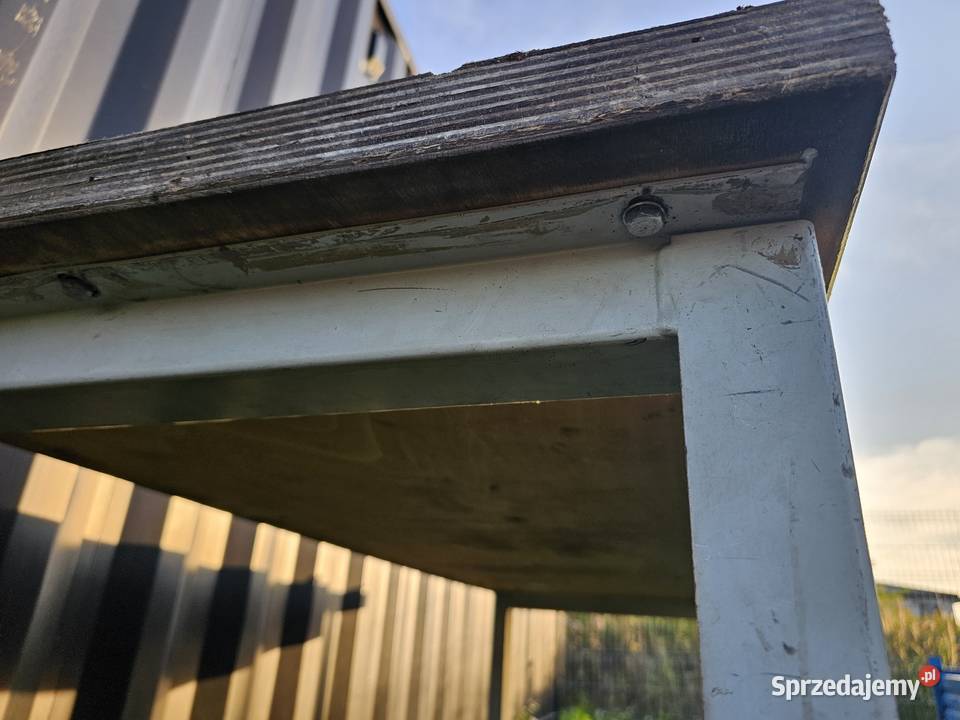 Stół warsztatowyregał falbanek 200 x 70 x 85 dolnośląskie Jelcz-Laskowice