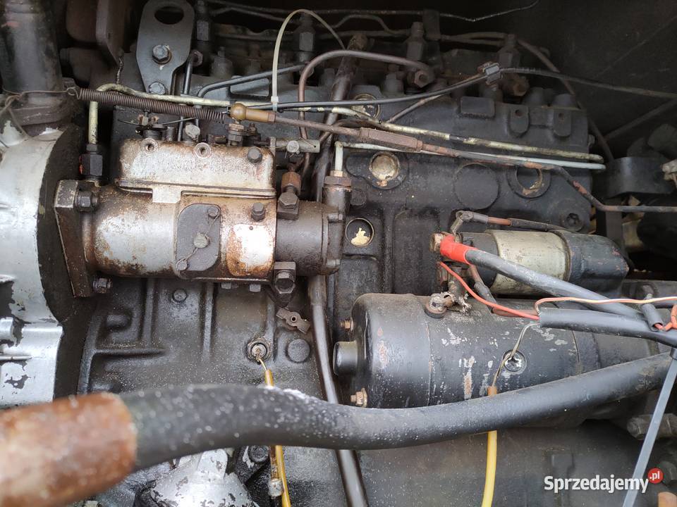 Koparko ładowarka OSTRÓWEK NK silnik Perkins Ciemno