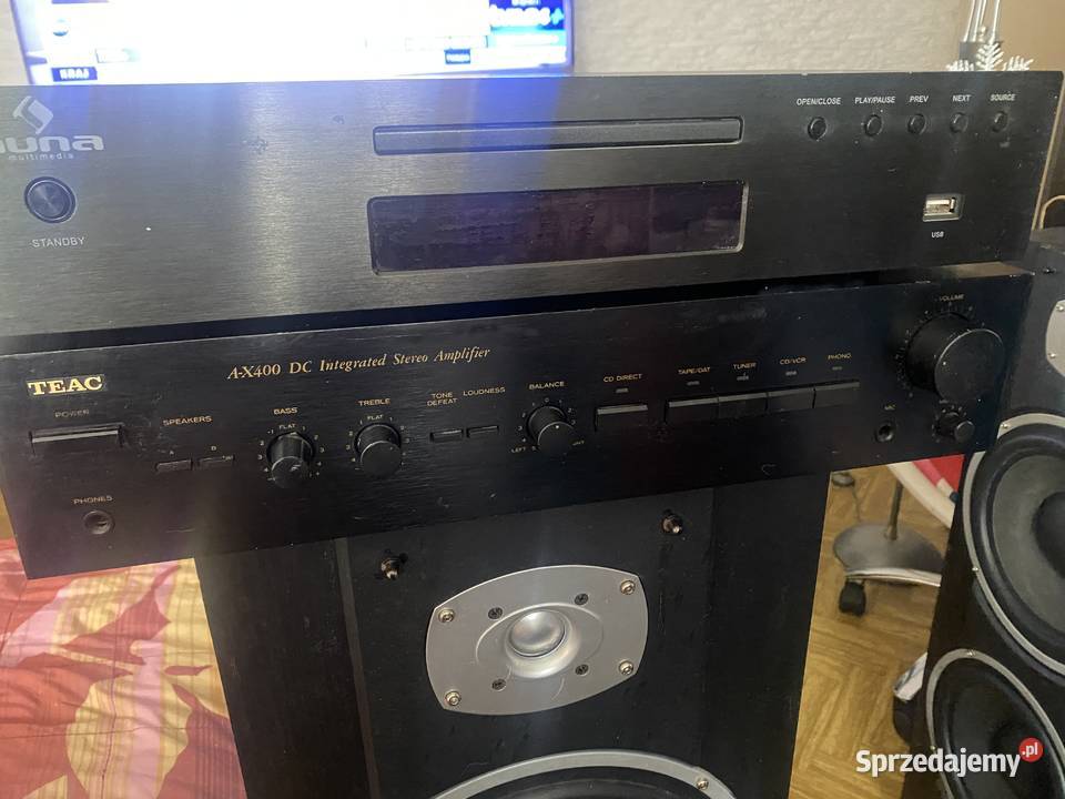Zestaw audio klasy HI fi wz cd kol Wzmacniacze i pokrewne Warszawa