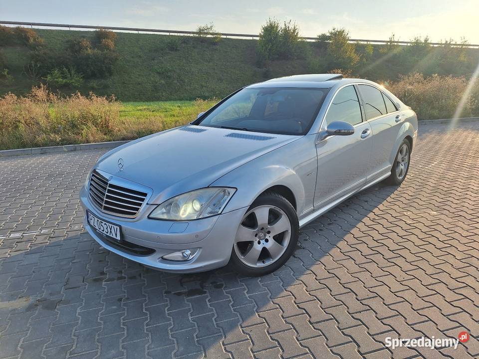 Mercedes SKlasa W221 35 V6 272 Benzyna AMG Vinie elektrochrom. lusterko wst. wielkopolskie Kostrzyn