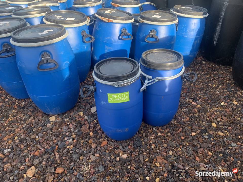 Beczki plastikowe 50l 60lspożywczetransport śląskie Zabrze