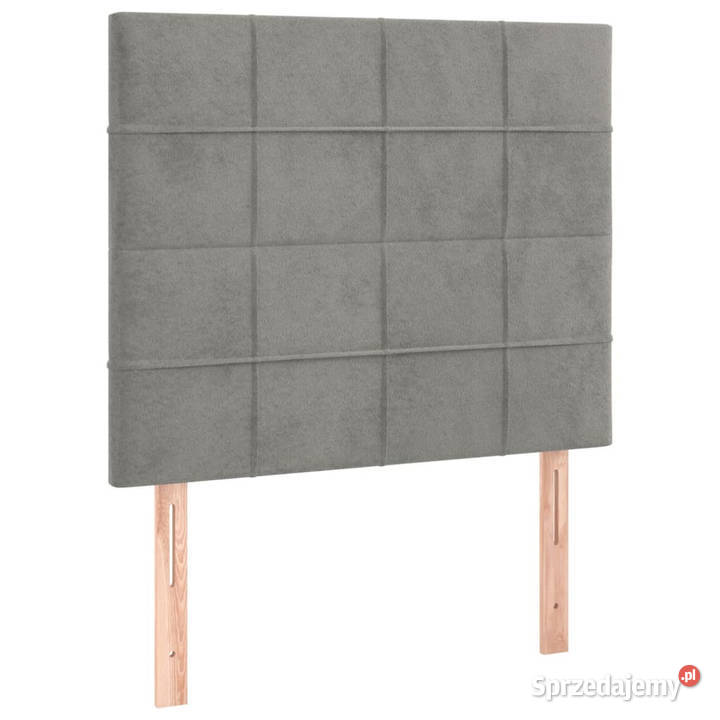 Zagłówek do łóżka z LED jasnoszary 90x5x118128 mazowieckie Warszawa