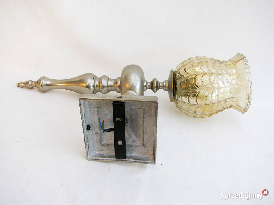 Kinkiet duży cynowy Szczecinek