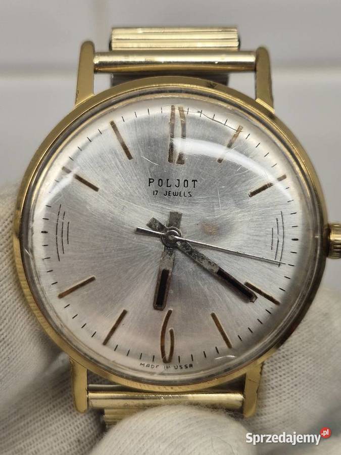 Męski zegarek Poljot garniturowiec Au20 Męskie Chorzów
