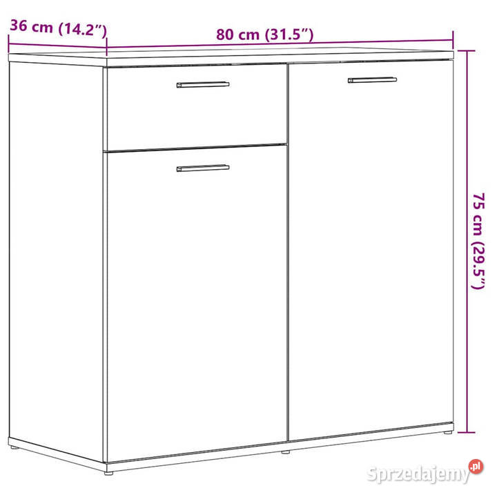 Szafka stare drewno 80x36x75 materiał Warszawa