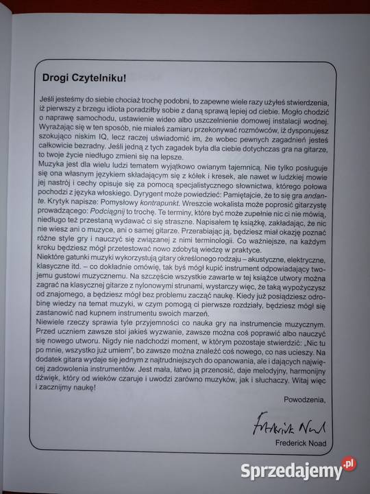 Gitara z płytą Frederick Noad
