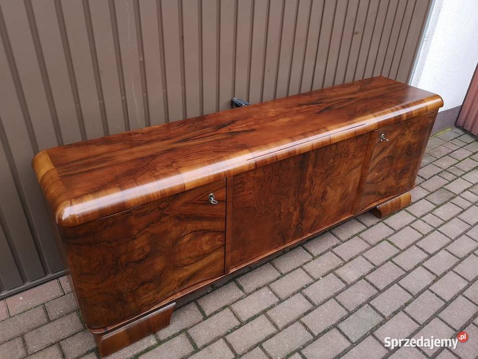 Komoda ARTDECO Orzech RTV Niska 181 Zgrabna Swarzędz