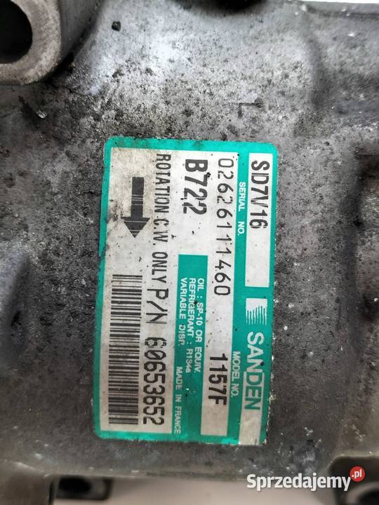 SPRĘŻARKA KLIMATYZACJI 60653652 02626111460 19