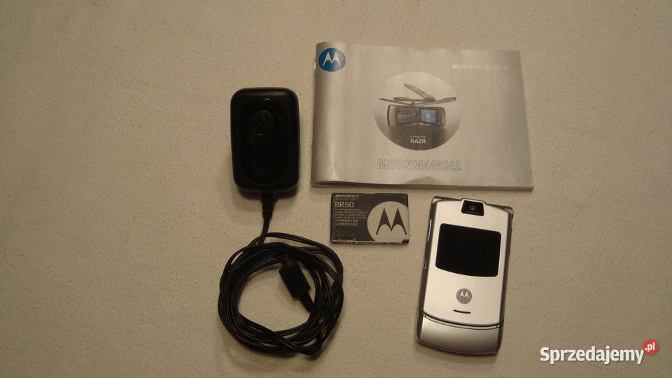 Telefon komórkowy Motorola V3 4 MB srebrny Motorola Warszawa sprzedam