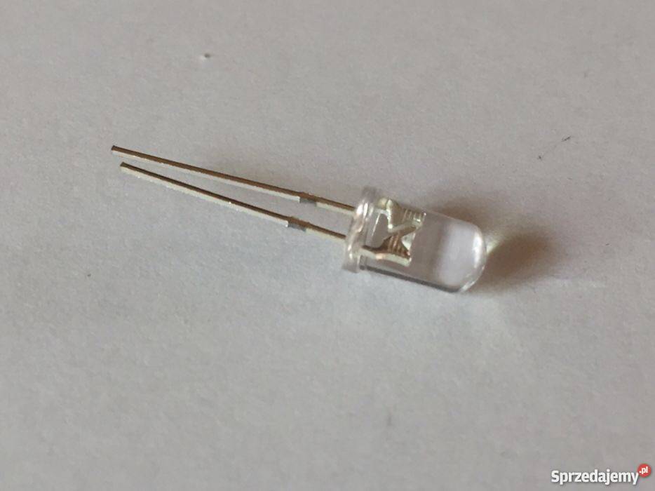 100 Dioda LED 5mm przezroczyste Pomiechówek