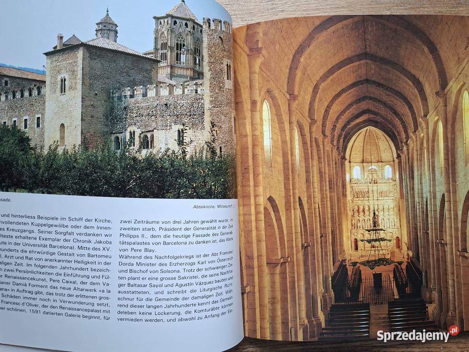 Hiszpania Spanien Abtei von Poblet j niemiecki miękka Kraków