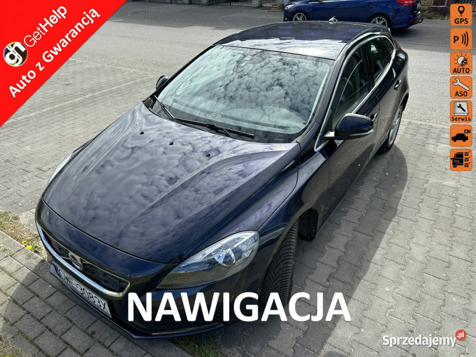 Volvo V40 Mocny silnik kamera nawigacja tempomat klimatyzacja pomorskie