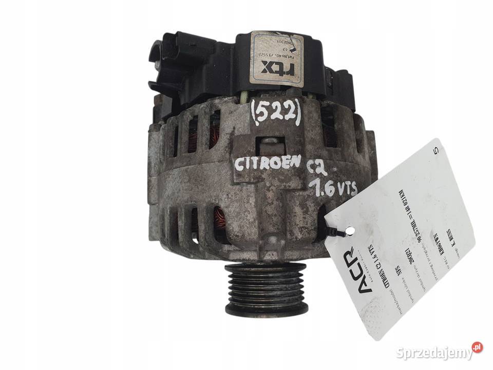 ALTERNATOR Citroen C2 16 VTS NFS TU5JP4S RTX LRA Układ elektryczny silnika