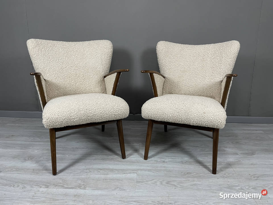 FOTELE duńskiego designu z lat 60 XX wieku Meble