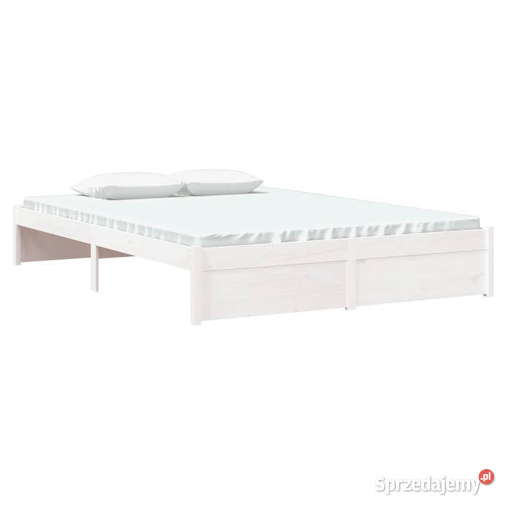 Rama łóżka biała lite drewno 140 x 200 WM814950 Warszawa
