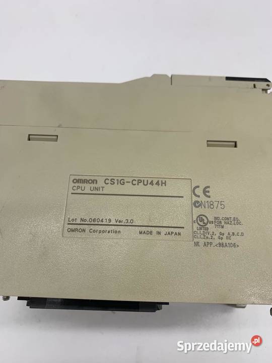 Omron CS1GCPU44H CPU Unit Pozostałe mazowieckie Warszawa