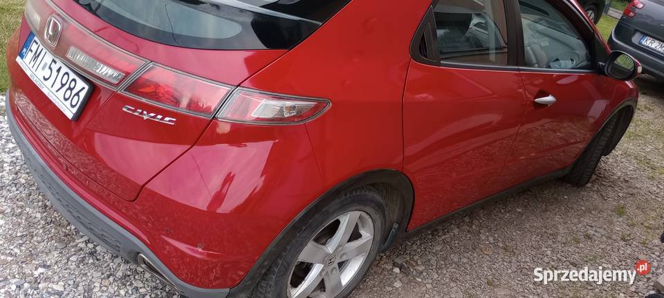 Honda Civic VIII UFO 18 iVTEC 2008 przebieg centralny zamek Kraków