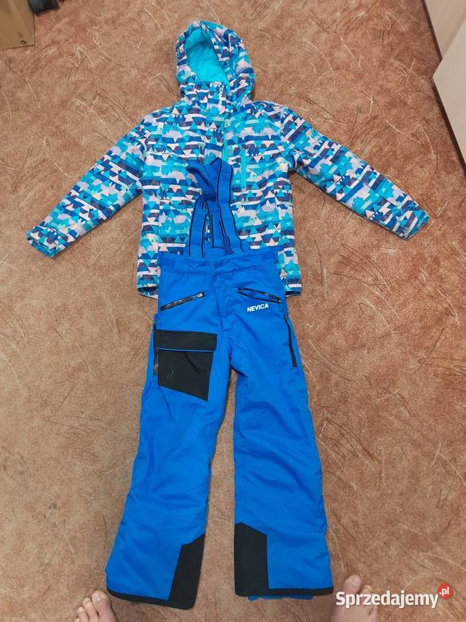 Kombinezon. Spodnie + kurtka dla dziecka 7-8 lat narty sanki