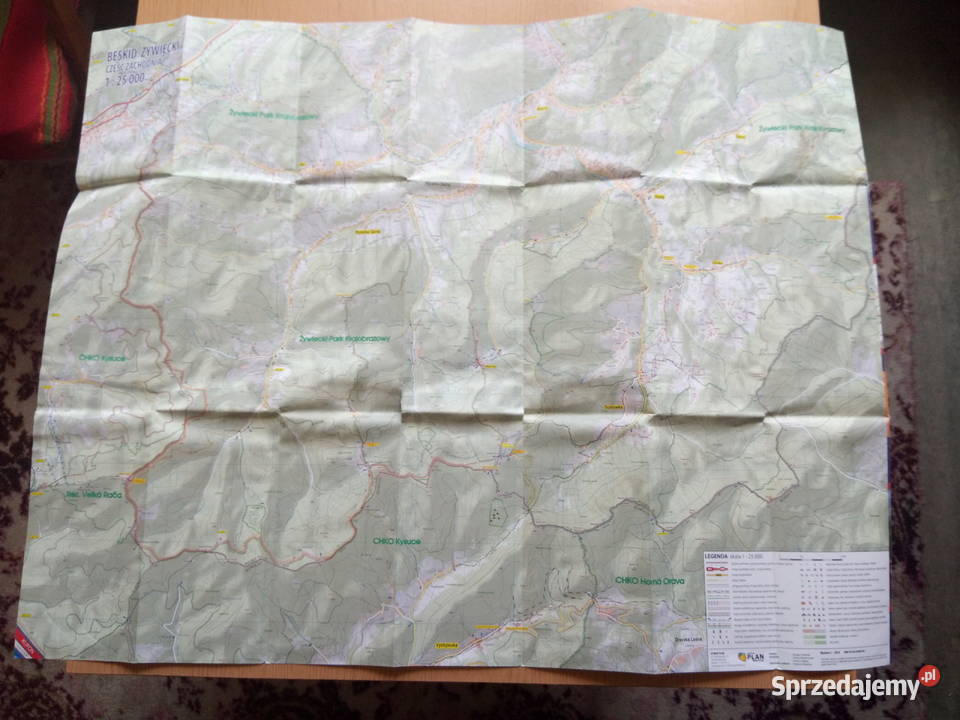 Mapa Beskid Żywiecki część zachodnia 125000 Dąbrowa Górnicza