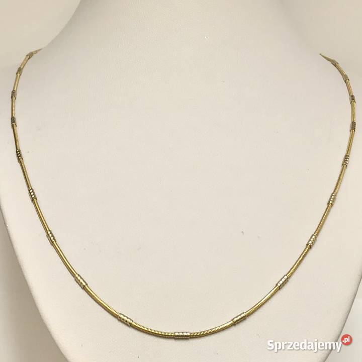 Złoty ŁAŃCUSZEK naszyjnik damski 750 18K LINKA Warszawa sprzedam