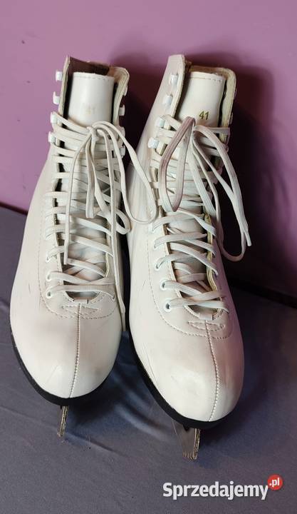 Łyżwy figurowe białe rozmiar 41 wkładka 26 17 małopolskie Jasień