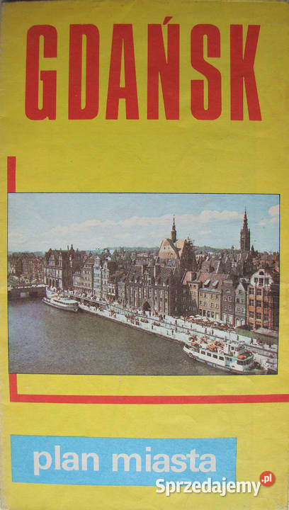 GDAŃSK - Plan miasta. PPWK 1984