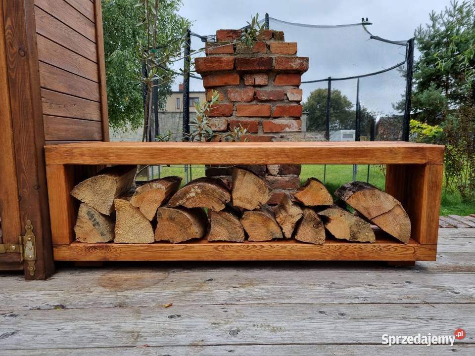 Stojak na drewno kominkowe 3D poziomy 45 x 40 x Kalety sprzedam