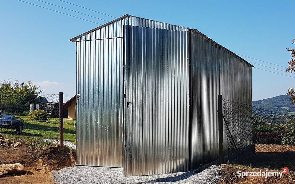 Blaszana montowana hala 3x8m ocynk Kraków