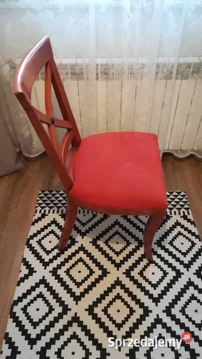 KRZESŁO Eleganckie krzesło drewniane Klasyczne Brzostek