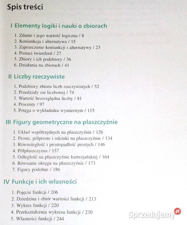 Matematyka 1 Podręcznik M Trzeciak M Jankowska lubelskie Chełm sprzedam