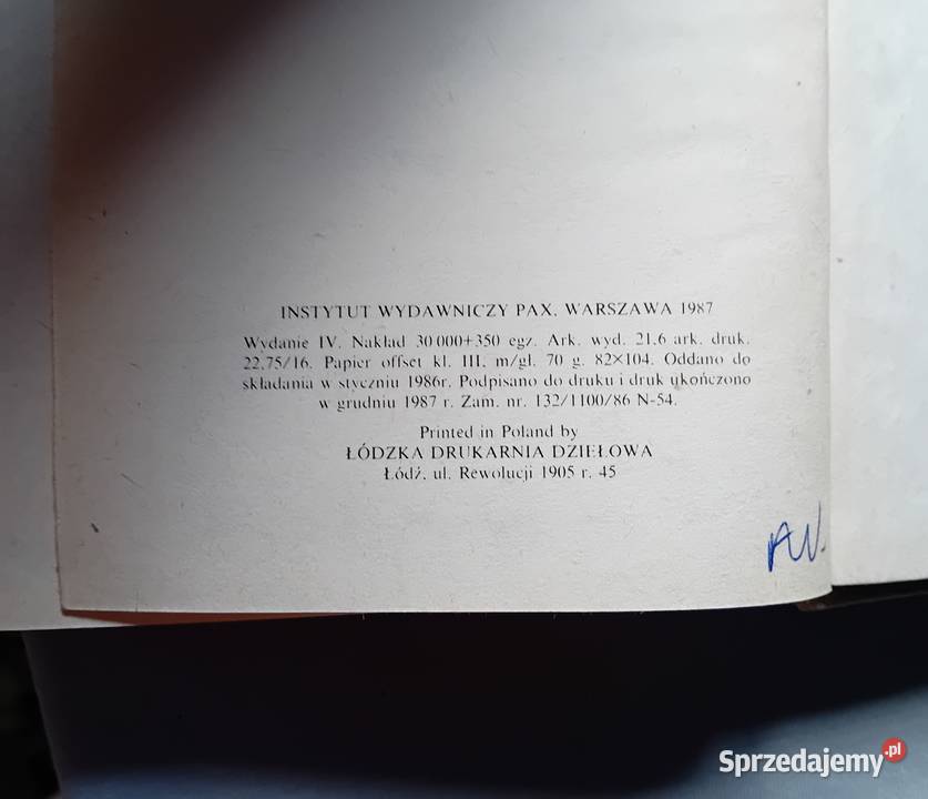 Zofia Kossak Przymierze PAX 1987 r Wydanie IV Koźminek sprzedam