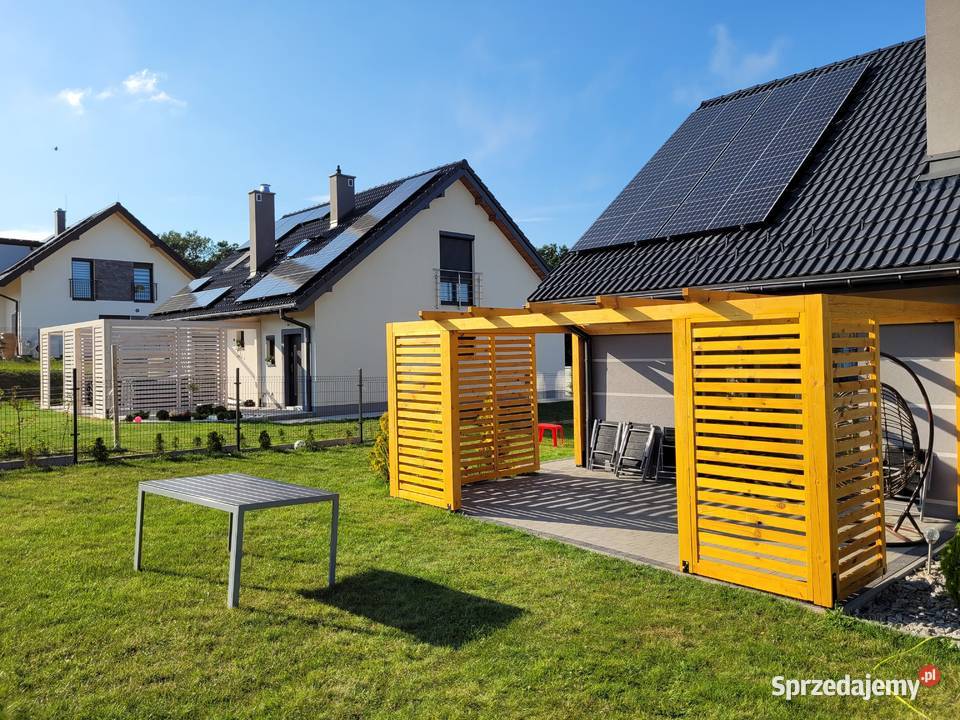 Pergola taras drewniany zadaszenie