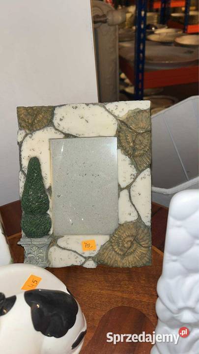 Stojąca ramka na zdjęcia Kamienna Z cyprysem Gdańsk sprzedam