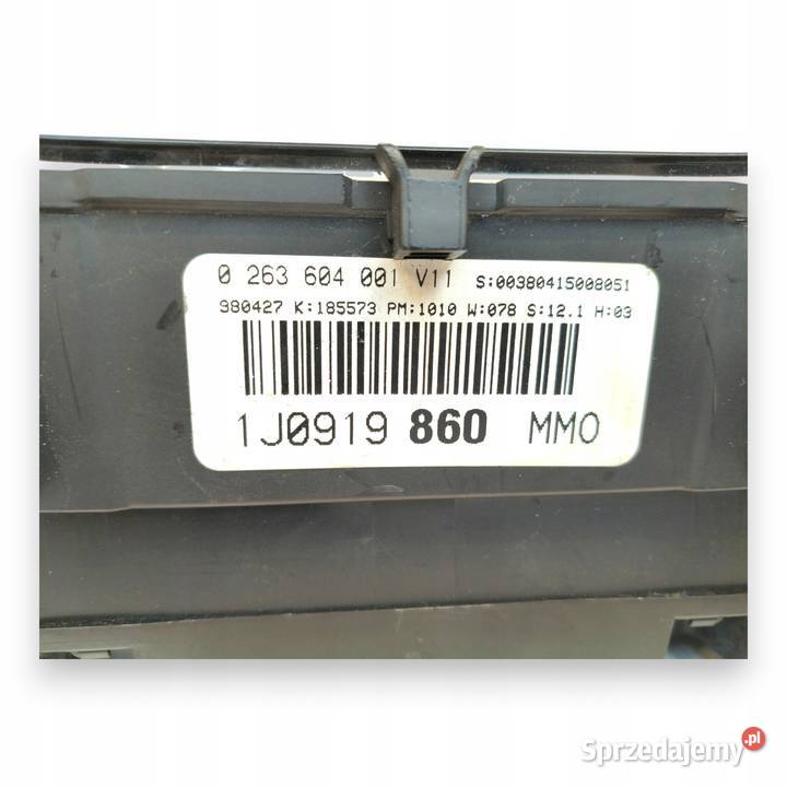 LICZNIK ZEGARY 1J0919860 VW Golf IV Bora 14 16 sprzedam